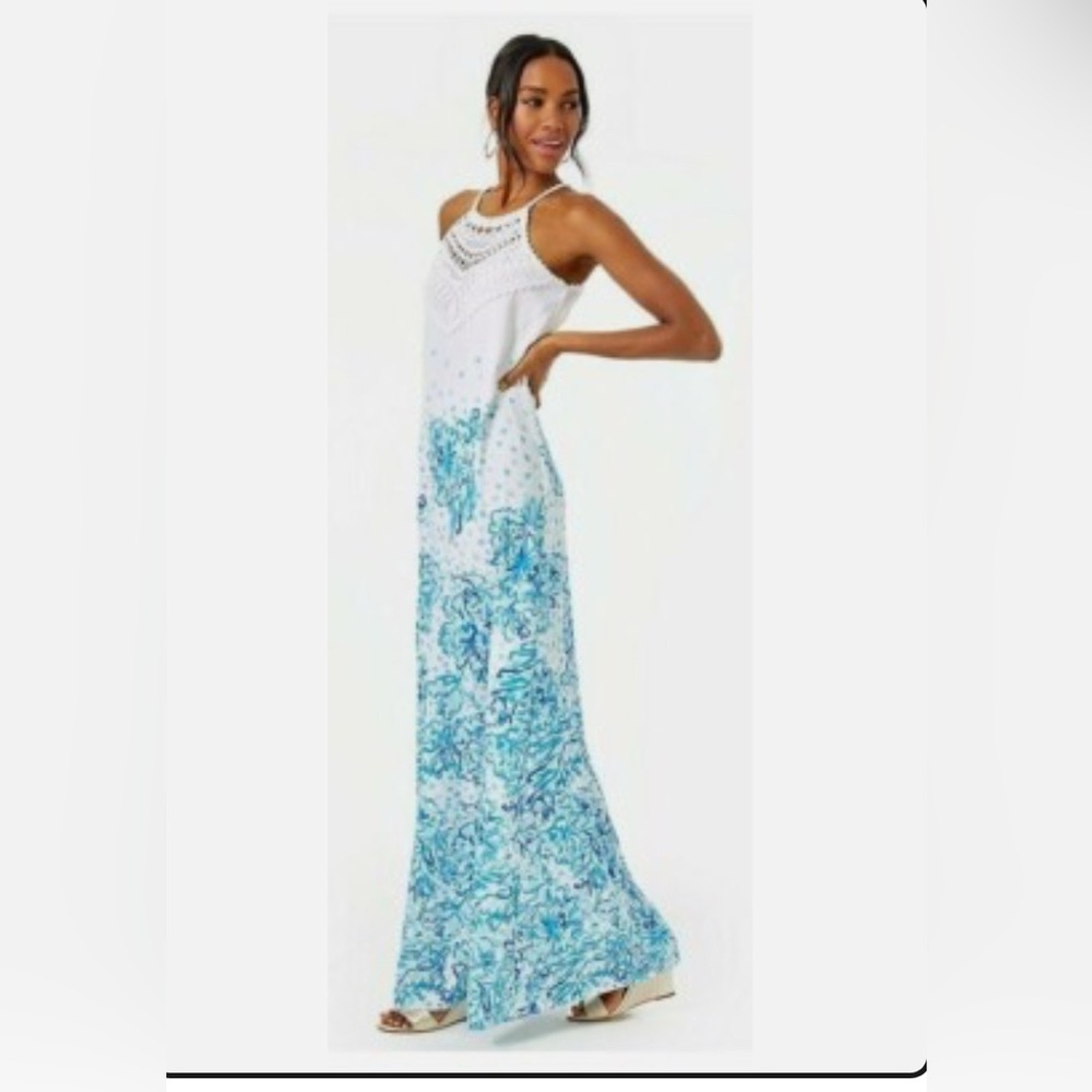 Lilly Pulitzer Pearl White Maxi Dress